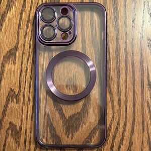 Purple iPhone 14 Pro Max Case with MagSafe Compatibility